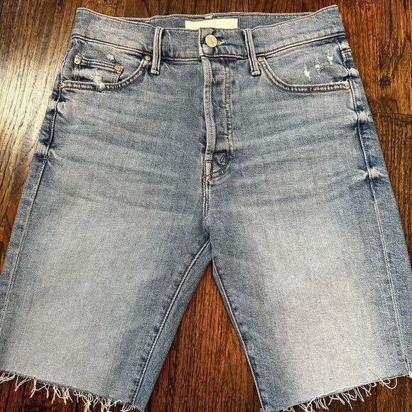 Mother Jean The Trickster Fray Shorts - Picture 6 of 10